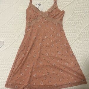 Forever 21 pink floral dress